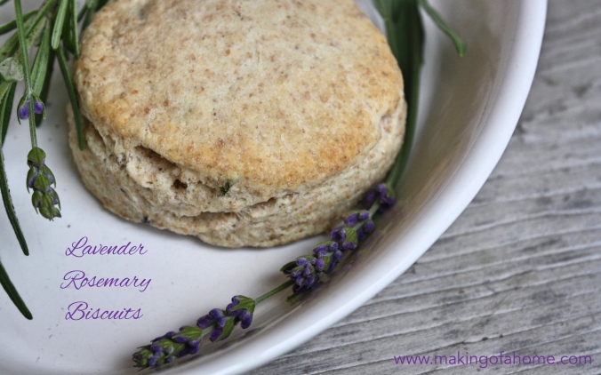 Lavender Rosemary Biscuits